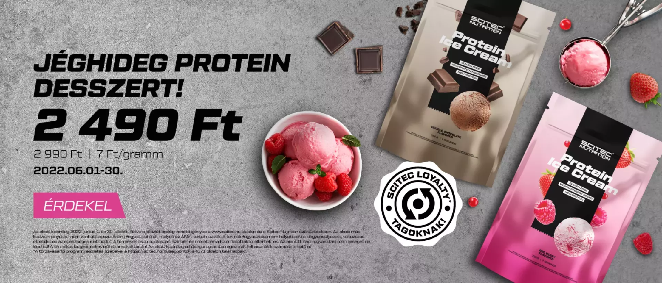 Scitec akció Protein Ice Cream