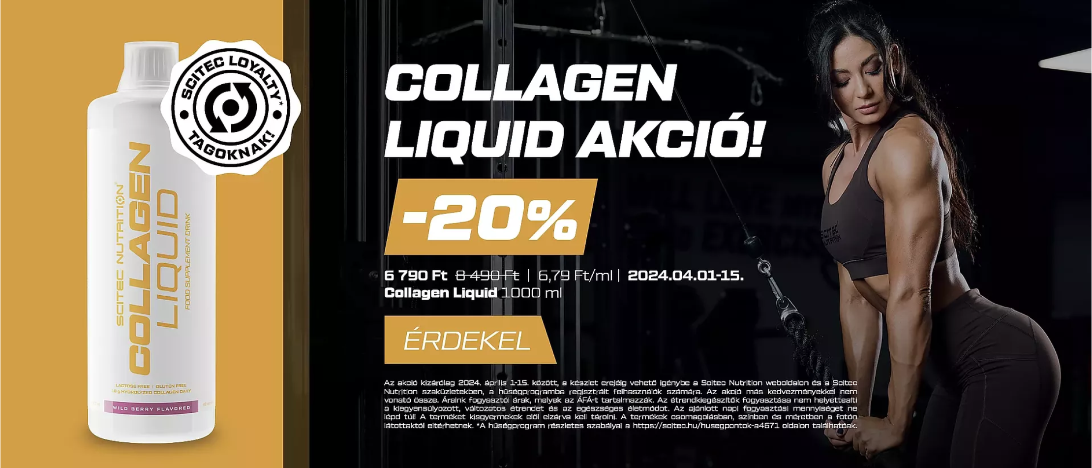 Scitec Collagen Liquid akció