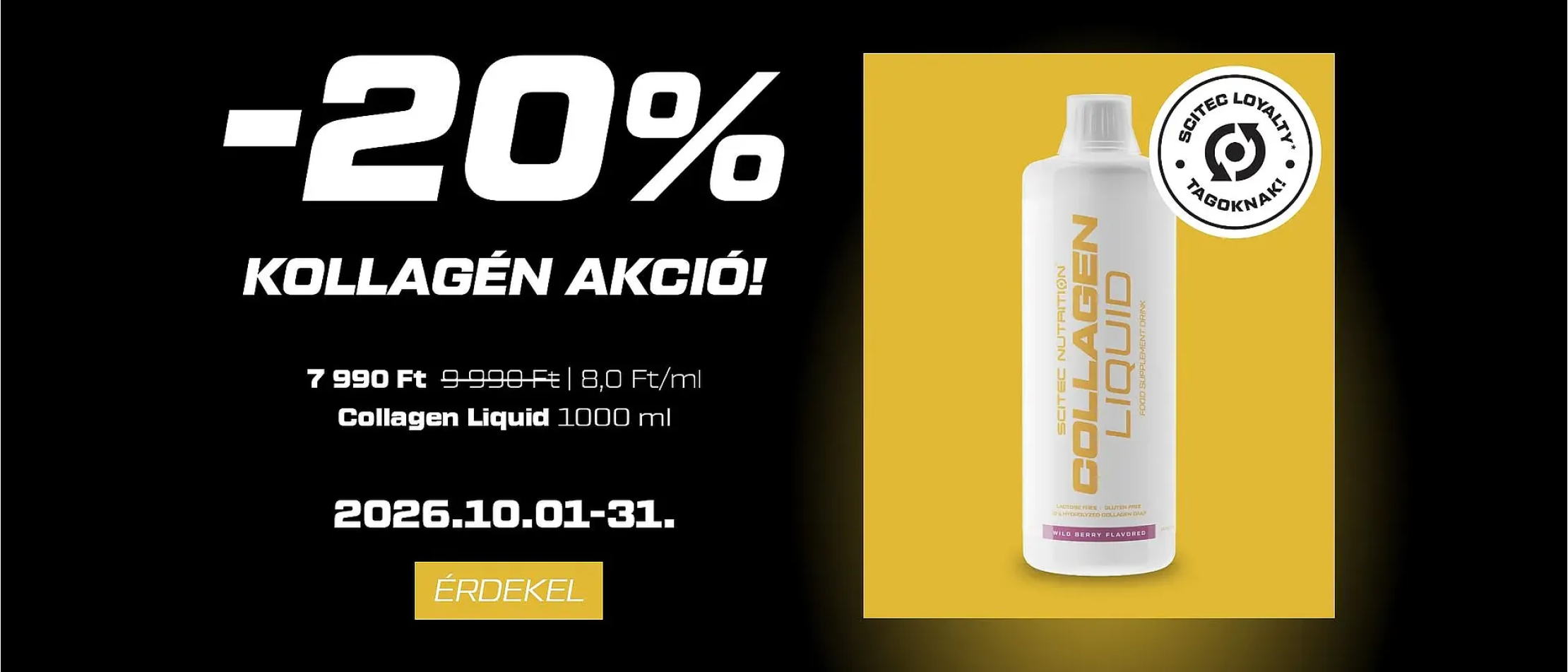 Scitec Collagen Liquid akció
