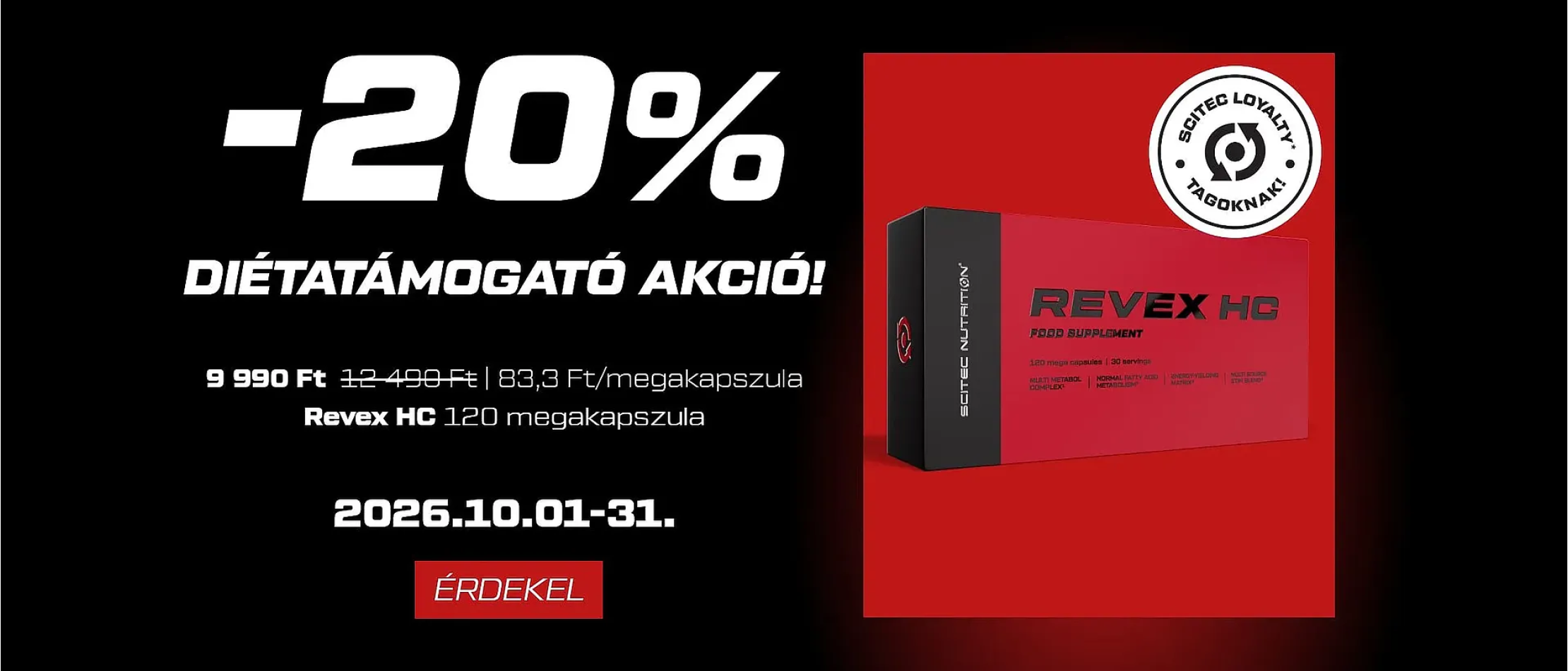 Scitec Revex akció