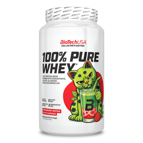 100% Pure Whey - 900 g strawberry matcha (limitált)