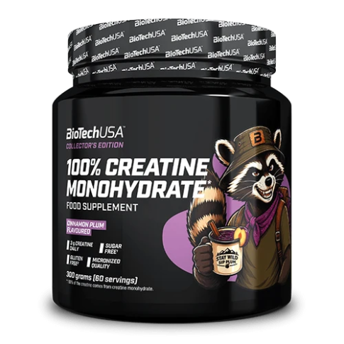 100% Creatine Monohydrate fahéjas szilva (limitált) - 300 g 100% Creatine Monohydrate fahéjas szilva (limitált) - 300 g
