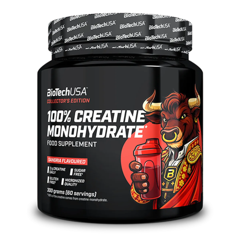 100% Creatine Monohydrate Sangria (limitált) - 300 g 100% Creatine Monohydrate Sangria (limitált) - 300 g
