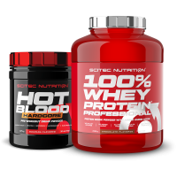 100% Whey Protein Professional + Hot Blood Hardcore csomagakció